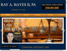 Tablet Screenshot of ncattorneyatlaw.com